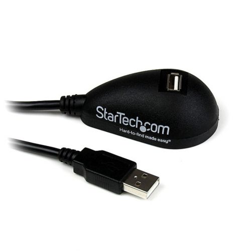 Startech .com 5ft Desktop USB Extension CableA Male to A FemaleType A MaleType A Female5ftBlack USBEXTAA5DSK