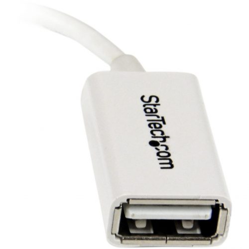 Startech .com 5in White Micro USB to USB OTG Host Adapter M/FConnect your USB On-The-Go capable tablet computer or Smartphone to USB 2.0 devi… UUSBOTGW