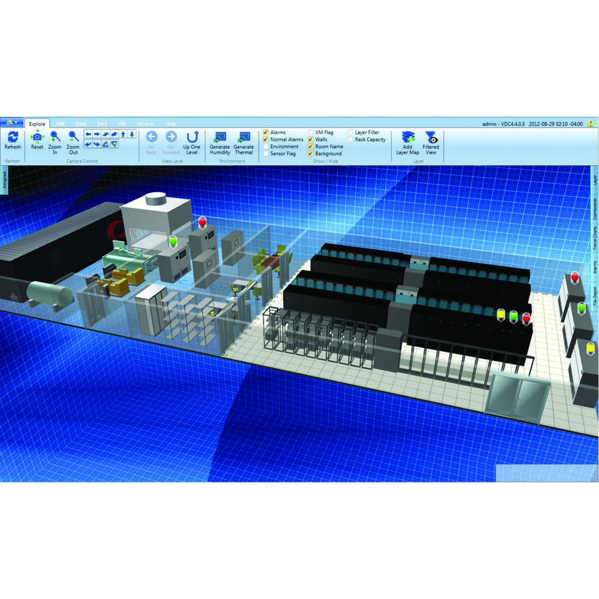 Eaton Visual Capacity Optimization ManagerLicense250 Floor-mounted AssetPC VCOM-250