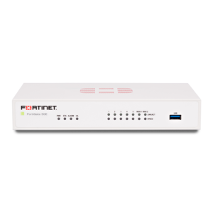 Fortinet FortiGate 50E Network Security/Firewall Appliance7  Port1000Base-TGigabit EthernetAES (256-bit), SHA-17 x RJ-45Rack-mou... FG- 50E - Corporate Armor