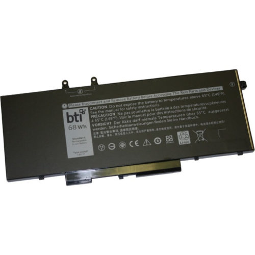 Battery Technology BTI Compatible Dell Notebooks: INSPIRON 15 (7590) 2-IN-1, LATITUDE 5300, LATITUDE 5300 2-IN-1, LATITUDE 5310, LATITUDE 5310 2-IN-1,… 4GVMP-BTI