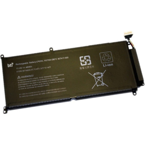 Battery Technology BTI For Notebook Rechargeable4210 mAh11.4 V DC 807417-005-BTI