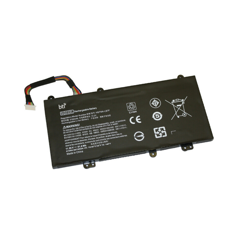 Battery Technology BTI For Notebook Rechargeable5333 mAh11.55 V 849314-856-BTI