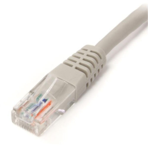 Startech .com 1 ft Gray Molded Cat5e UTP Patch CableMake Fast Ethernet network connections using this high quality Cat5e Cable, with Power… M45PATCH1GR