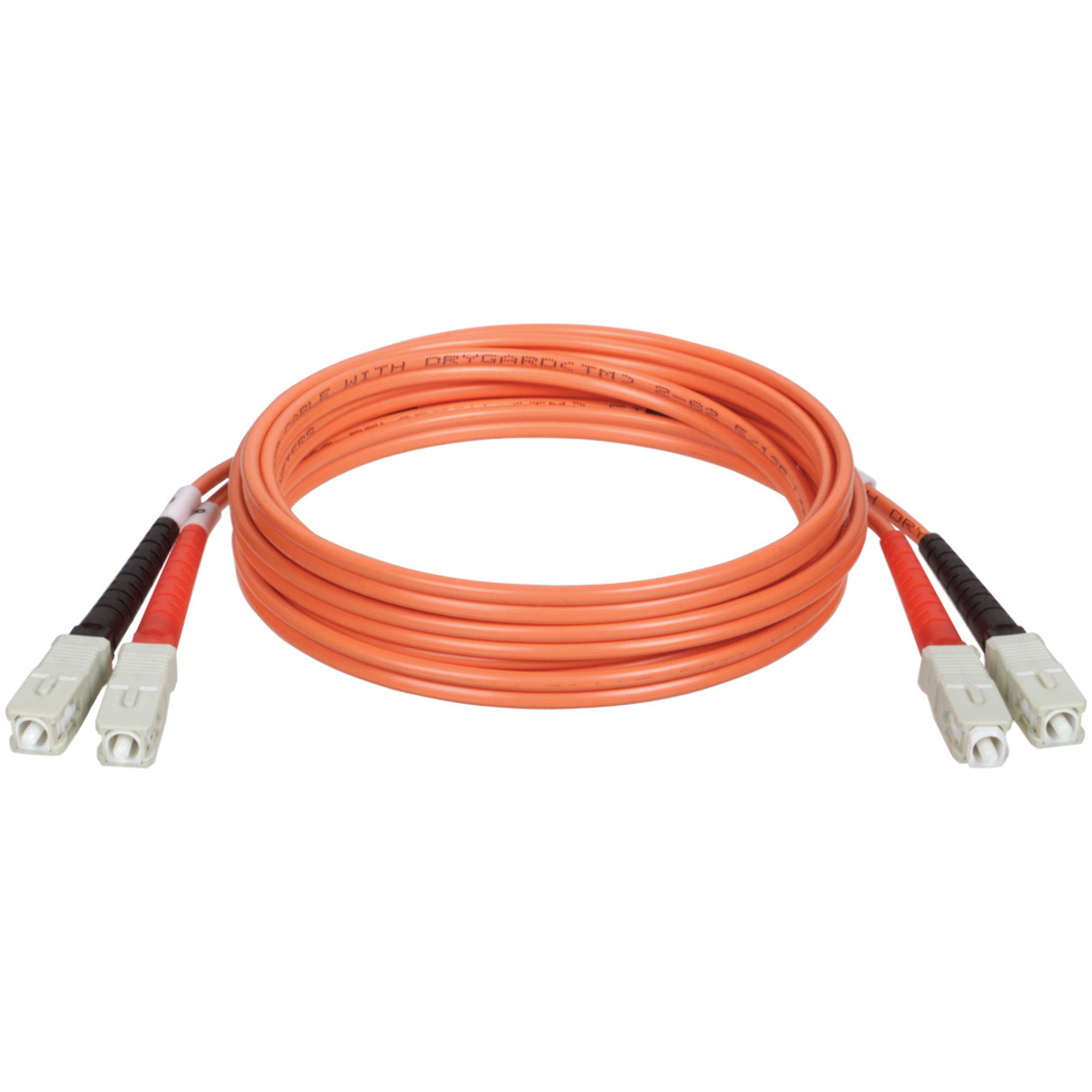 Tripp Lite 9M Duplex Multimode 62.5/125 Fiber Optic Patch Cable SC/SC 30′ 30ft 9 MeterSC MaleSC Male29.53ftOrange N306-09M