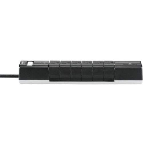 APC by Schneider Electric SurgeArrest Essential 6-Outlet Surge Suppressor/Protector6 x NEMA 5-15R, 2 x USB1800 VA1080 J120 V AC Input PE6RU3