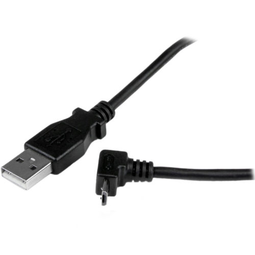 Startech .com 2m Micro USB CableA to Up Angle Micro BCharge or sync your Micro USB devices, with the cable kept out of the way2m USB t… USBAUB2MU