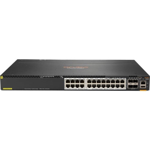 Aruba 6300M Ethernet Switch24 PortsManageable3 Layer SupportedModular4 SFP SlotsTwisted Pair, Optical Fiber1U HighRack-mo… JL660A