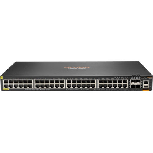 Aruba 6300F 48-port 1GbE Class 4 PoE and 4-port SFP56 Switch48 PortsManageable3 Layer SupportedModular4 SFP SlotsTwisted Pa… JL665A#ABA