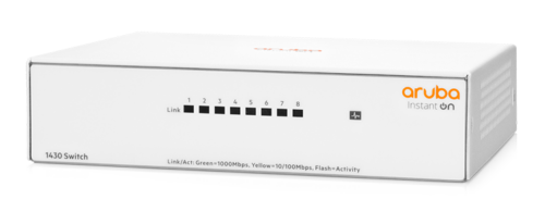 HPE Networking Instant On Switch 1430-8 – 64W R8R46A#ABA