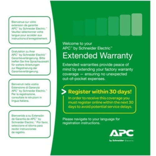 APC by Schneider Electric Warranty/Support Extended WarrantyWarrantyTechnical WEXTWAR-SD-01