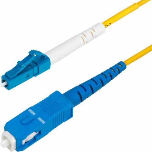 Startech .com 2m (6.6ft) LC to SC (UPC) OS2 Single Mode Simplex Fiber Optic Cable, 9/125µm, 40G/100G, LSZH Fiber Patch Cord6.6ft… SPSMLCSC-OS2-2M