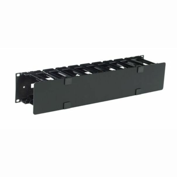 APC Horizontal Cable Manager with Single Side CoverRack Cable GuideBlack2U Rack Height AR8600