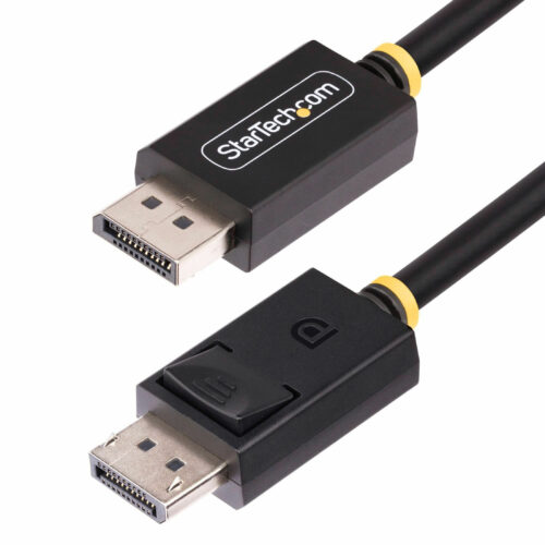 Startech .com 3ft DisplayPort 2.1 Cable, VESA Certified DP40 DisplayPort Cable w/UHBR10/HDR/DSC 1.2a/HDCP 2.2, 8K 60Hz, DP 2.1 Cord -… DP21-3F-DP40-CABLE