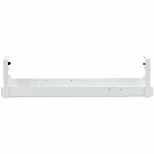 Startech .com Under Desk Cable Management Tray, Length Adjustable, Clamp-On Installation, No Drilling Required, WhiteLength adjus… CALW-DESK-CABLE-TRAY