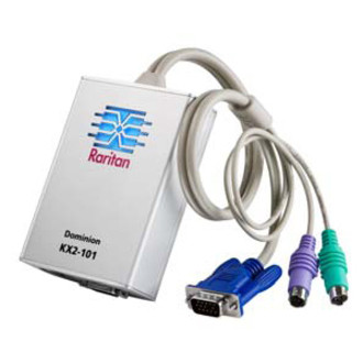 Raritan Dominion DKX2-101 Single Port KVM Switch1 x 11 x mini-DIN (PS/2) Keyboard, 1 x mini-DIN (PS/2) Mouse, 1 x HD-15 Monitor0URa… DKX2-101