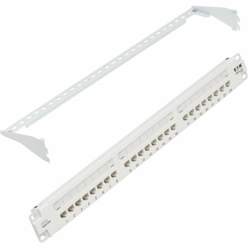 Tripp Lite series N252-P24-WH 24-Port Cat6 Patch Panel24 Port24 x RJ-451U HighCategory 6, Category 5, Category 5eTwisted P… N252-P24-WH