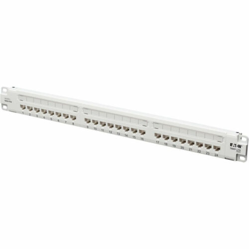 Tripp Lite series N252-P24-WH 24-Port Cat6 Patch Panel24 Port24 x RJ-451U HighCategory 6, Category 5, Category 5eTwisted P… N252-P24-WH