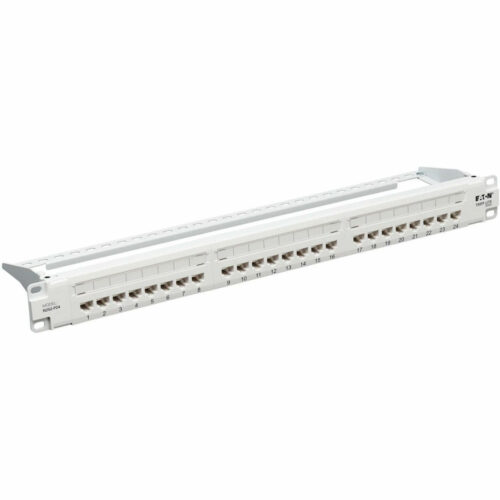 Tripp Lite series N252-P24-WH 24-Port Cat6 Patch Panel24 Port24 x RJ-451U HighCategory 6, Category 5, Category 5eTwisted P… N252-P24-WH