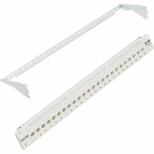 Tripp Lite series N254-024-6A-WH 24-Port Cat6a Feed-Through Patch Panel24 Port24 x RJ-451U HighCategory 6aTwisted Pair… N254-024-6A-WH