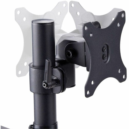 Startech .com Triple Monitor Desk Mount For Up To Three 27in Screens, VESA 75×75/100×100, Tool-Less Arm Adjustments, C-Clamp/Grommet -… 3MP2AG-MONITOR-ARM