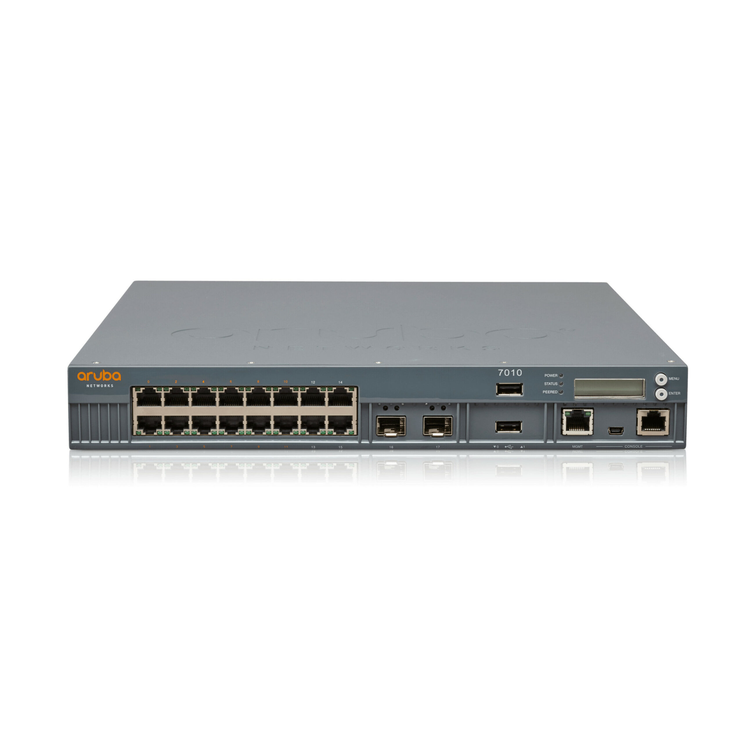 Aruba HPE 7010 Wireless LAN Controller16 x Network (RJ-45)Gigabit EthernetPoE PortsRack-mountable JW680A