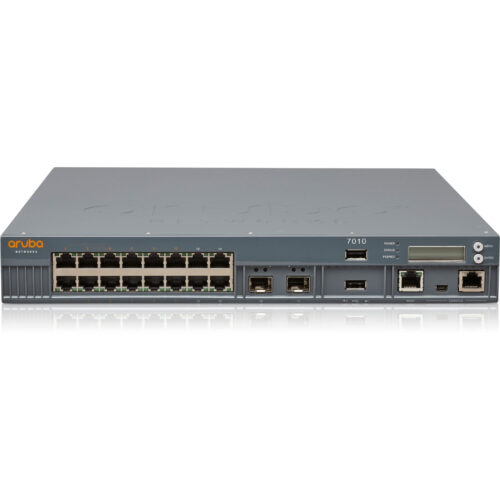 Aruba HPE 7010 Wireless LAN Controller16 x Network (RJ-45)Gigabit EthernetPoE PortsRack-mountable JW680A