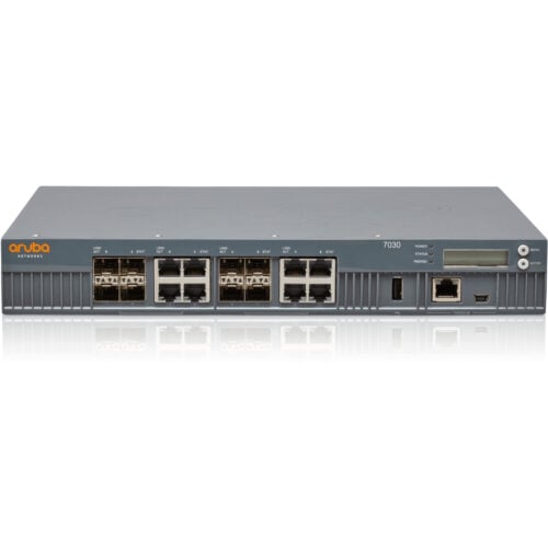 Aruba HPE 7030 Wireless LAN Controller8 x Network (RJ-45)Gigabit EthernetRack-mountable JW686A