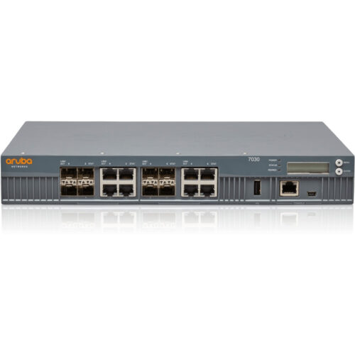 Aruba HPE 7030 Wireless LAN Controller8 x Network (RJ-45)Rack-mountable JW688A