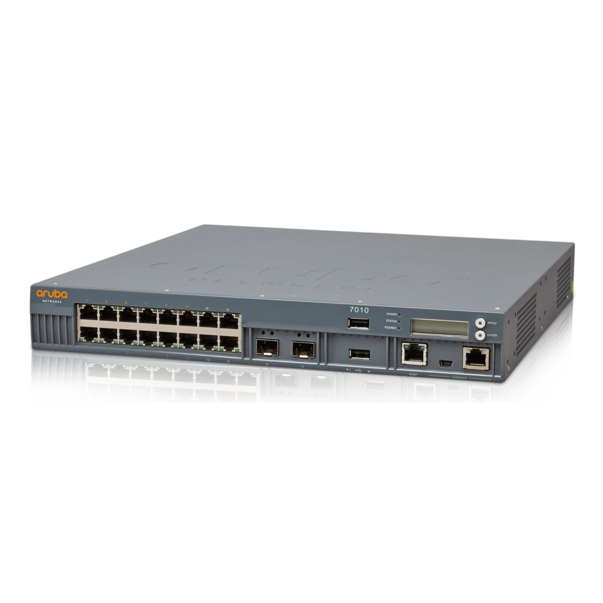 Aruba HPE 7010 Wireless LAN Controller16 x Network (RJ-45)Gigabit EthernetPoE PortsRack-mountable JY850A