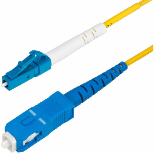 Startech .com Single Mode Fiber CableLC to SC16.40 ft Fiber Optic Network Cable for Network Device, Patch Panel, Server, Switch, St… SPSMLCSC-OS2-5M