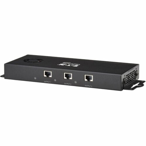 Tripp Lite Eaton   Series 3-Port DisplayPort to DisplayPort Splitter/Extender Kit over Cat6, MST Hub, 8K/4K 60 Hz, DP 1.4, Up to 230 ft. (7… B156E-003-8K-K