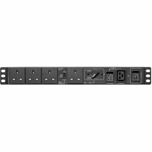 Tripp Lite Eaton   Series 220-240V 13A Single-Phase Hot-Swap PDU with Manual Bypass4 BS1363 Outlets, C20 & BS1363 Inputs, Rack/WallManual… PDUBHV20B