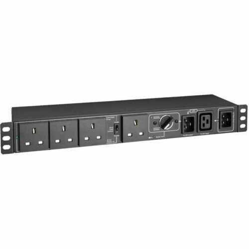 Tripp Lite Eaton   Series 220-240V 13A Single-Phase Hot-Swap PDU with Manual Bypass4 BS1363 Outlets, C20 & BS1363 Inputs, Rack/WallManual… PDUBHV20B