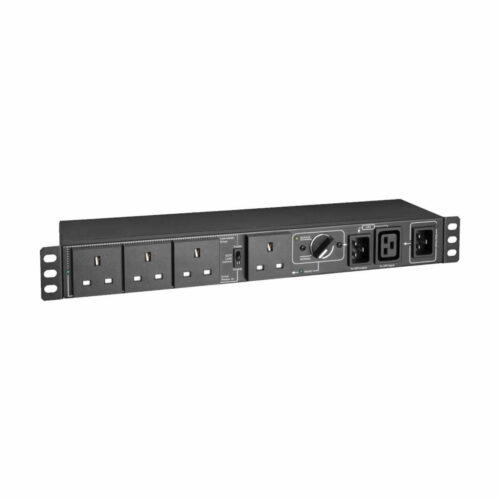 Tripp Lite Eaton   Series 220-240V 13A Single-Phase Hot-Swap PDU with Manual Bypass4 BS1363 Outlets, C20 & BS1363 Inputs, Rack/WallManual… PDUBHV20B