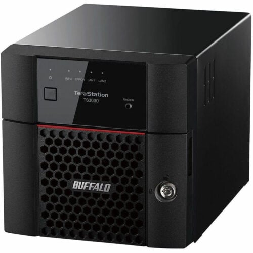 Buffalo Technology TeraStation 3230DN 2-Bay Desktop NAS 4TB (2x2TB) HDD Included 2.5GBE iSCSI TAA CompliantAnnapurna Labs Alpine AL524 Quad-core (4… TS3230DN0402