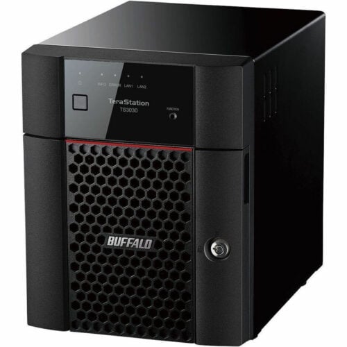 Buffalo Technology TeraStation 3430DN Partially-populated 2-Bay Desktop NAS 8TB (2x4TB) HDD Included 2.5GBE iSCSI TAA CompliantAnnapurna Labs Alpin… TS3430DN0802