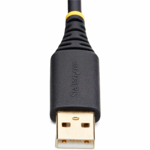 Startech .com 1ft/30cm USB to Null Modem Serial Adapter Cable, COM Retention, FTDI, RS232, Changeable DB9 Nuts/Screws, Windows/macOS/L… 1P1FFCN-USB-SERIAL