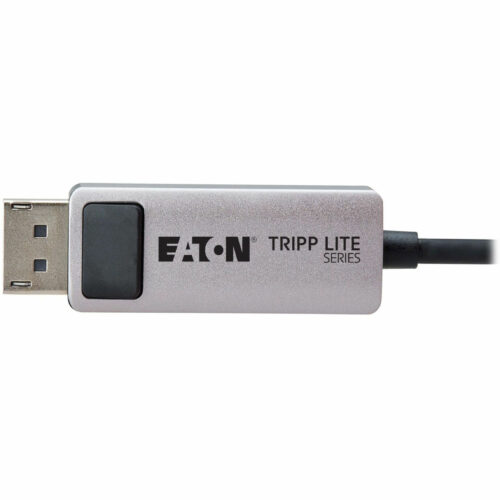 Tripp Lite Eaton   Series USB-C to DisplayPort Active Adapter Cable (M/M)8K 60 Hz, 4K 144 Hz, HDR, 4:4:4, HDCP 2.3, Black, 3 ft. (0.9 m)… U444-003-DP8K6