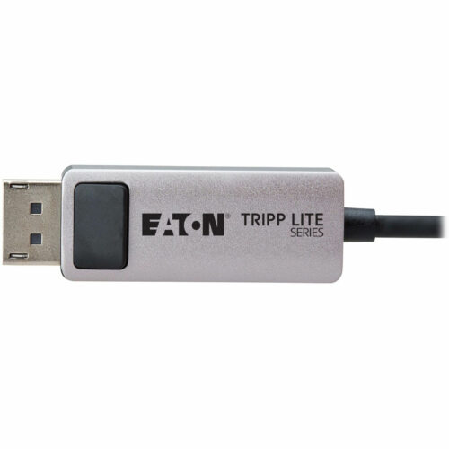 Tripp Lite Eaton   Series USB-C to DisplayPort Active Adapter Cable (M/M)8K 60 Hz, 4K 144 Hz, HDR, 4:4:4, HDCP 2.3, Black, 6 ft. (1.8 m)… U444-006-DP8K6