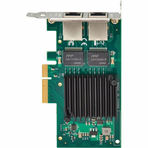 Tripp Lite Eaton   Series 2-Port Gigabit Ethernet PCI Express (PCIe x4) Network Interface Card (NIC), I350-T2PCI Express x16Intel I350… PCE-1G-02-NIC