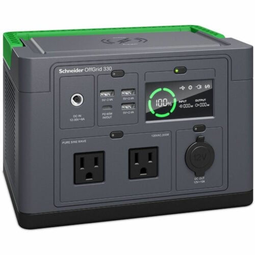 APC by Schneider Electric OffGrid Multipurpose Power Source6.4″ Width x 8.8″ Depth x 6″ Height1 PieceBlack, Green PPS330