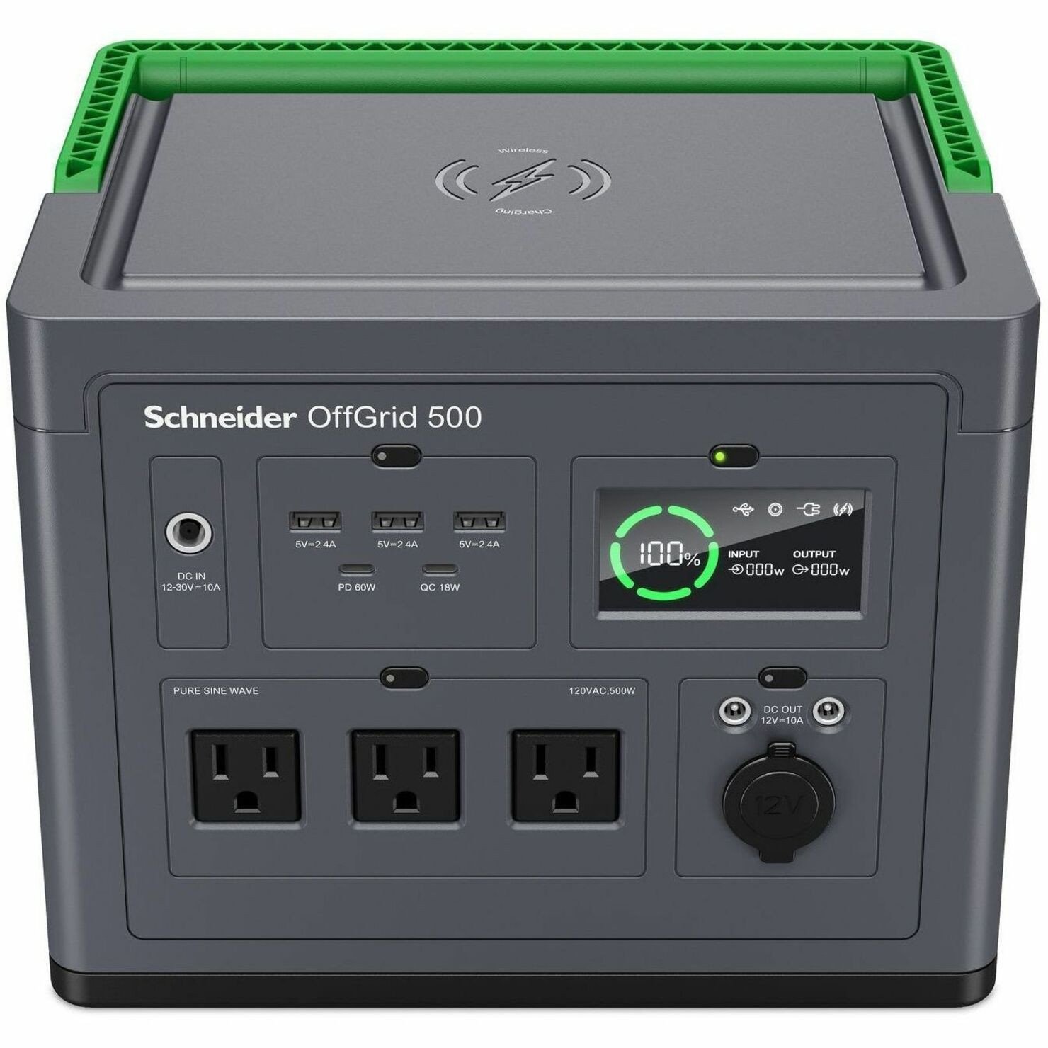 APC Schneider Electric Multipurpose Power Source7.9″ Width x 8″ Depth x 9.8″ Height1 PieceBlack, GreenPlastic PPS500