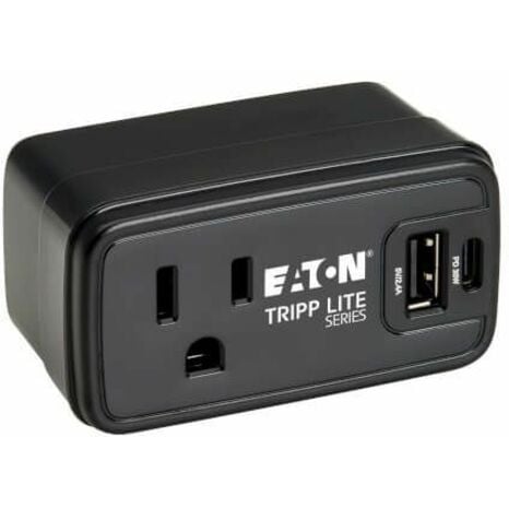 Tripp Lite Eaton   Series Power It! 1-Outlet Universal Travel Charger and Power Strip5-15R Outlet, USB-C and USB-A Ports, 32W PD Charging, 5-1… SK10C32B