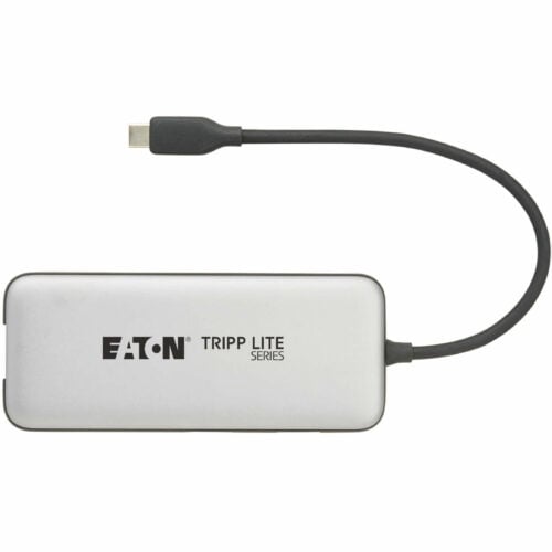 Tripp Lite Eaton   Series USB-C Multiport Adapter4K 60 Hz HDMI, USB 3.2 Gen 2 Hub Ports, GbE, 100W PD Charging, HDR, HDCP 2.2Chargin… U444-06N-H4GUC3