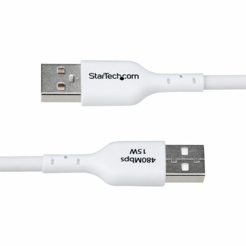 Startech .com 10ft (3m) USB-A to USB-C Charging Cable, Charge & Sync, 3A, USB 2.0, TPE JacketWhite USB Charging CordUSB-A to USB-C Cha… USB2AC10FWHE