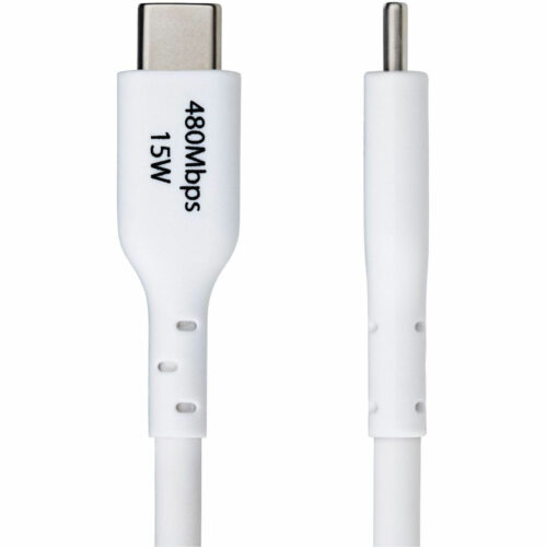 Startech .com 10ft (3m) USB-A to USB-C Charging Cable, Charge & Sync, 3A, USB 2.0, TPE JacketWhite USB Charging CordUSB-A to USB-C Cha… USB2AC10FWHE