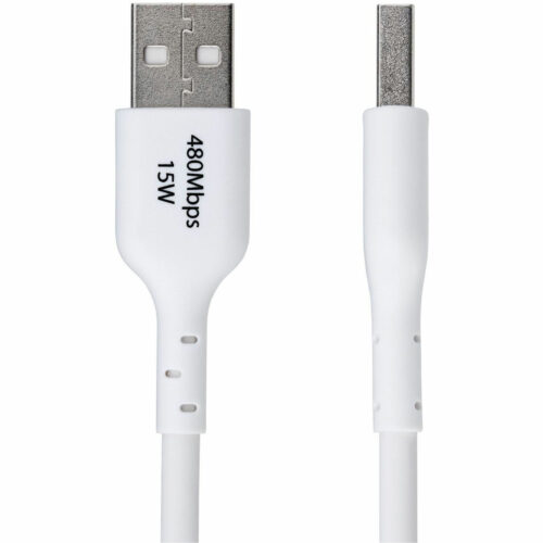 Startech .com 10ft (3m) USB-A to USB-C Charging Cable, Charge & Sync, 3A, USB 2.0, TPE JacketWhite USB Charging CordUSB-A to USB-C Cha… USB2AC10FWHE