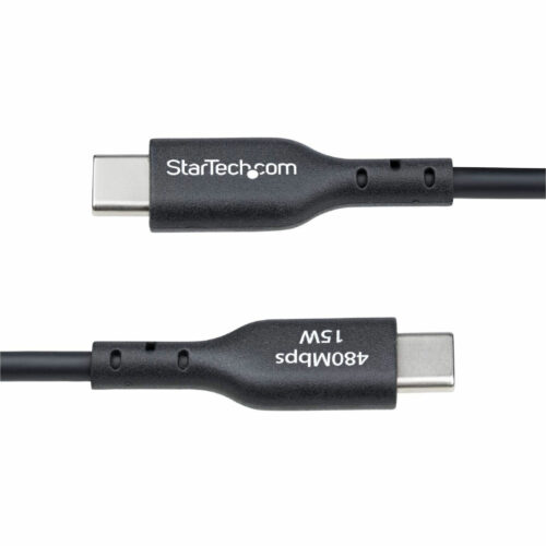 Startech .com USB-C/USB-A Data Transfer Cable3 ft USB-C/USB-A Data Transfer Cable for Mobile Device, Computer, Workstation, Notebook, Smar… USB2AC3FBKE