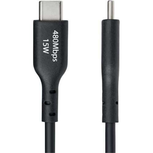 Startech .com USB-C/USB-A Data Transfer Cable3 ft USB-C/USB-A Data Transfer Cable for Mobile Device, Computer, Workstation, Notebook, Smar… USB2AC3FBKE